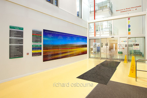 Manchester Children's Hospital Main Entrance, Wall of Gratitude