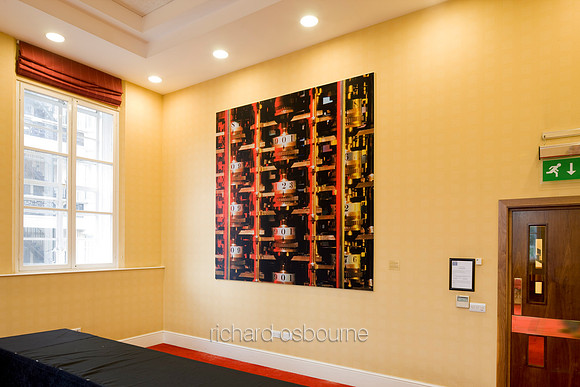 PhotoFab, 2.5m x 2.5m, Tension Fabric,Institution of Engineering and Technology, Savoy Place, London