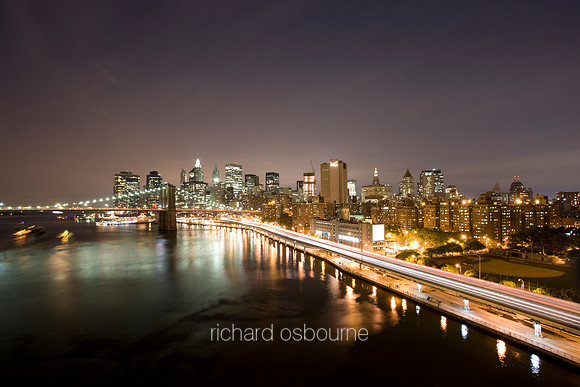 V4NY1 Brooklyn Bridge and Manhattan, New York City, USA