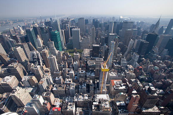 V4NY51  Looking North From Empire State Building, New York City, USA