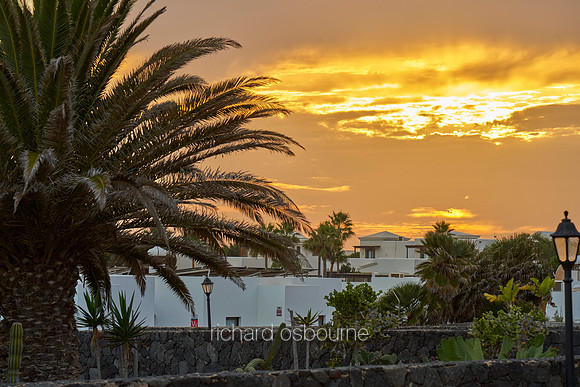 V19C24  Sunset, Lanzarote, Canary Islands