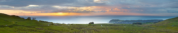 P3S7  Dawn, Glen Arm, County Antrim, Northern Ireland, UK