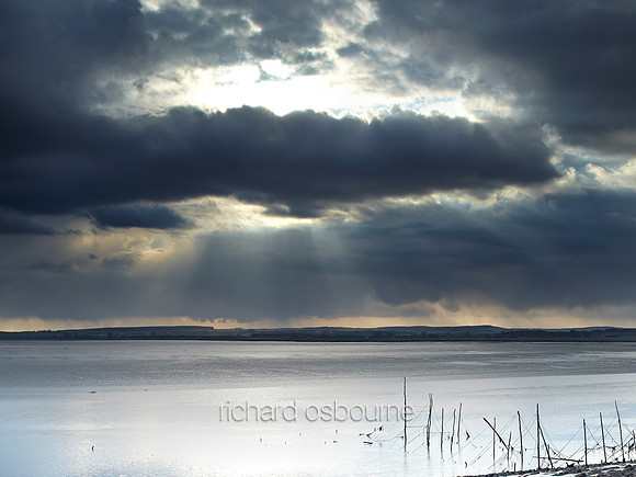 V6RS5  Wigtown Bay From Creetown, Galloway, Scotland, UK