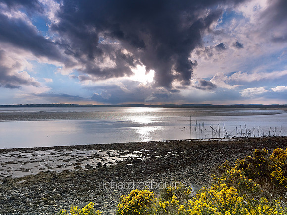 V6RS6  Wigtown Bay From Creetown, Galloway, Scotland, UK