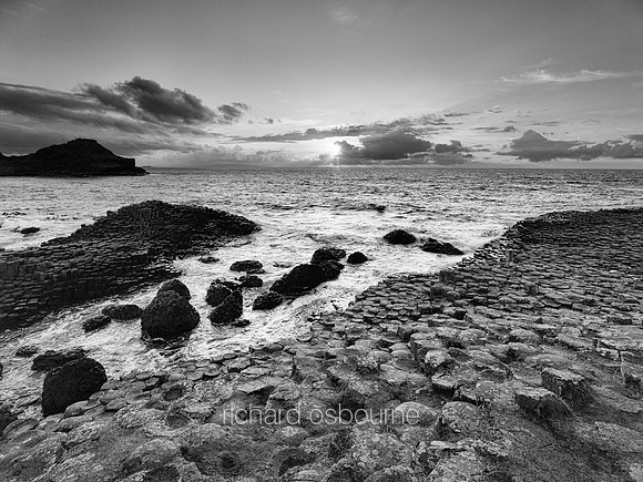 V6BW2  The Giant's Causeway, Co.Antrim, Northern Ireland, GB