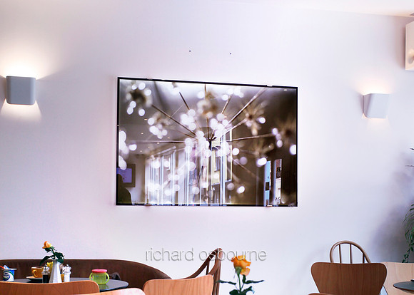 A. Dewdrops  V2D9  135 x 90cm Back Lit PhotoGlassWork   Was £1,850        Now £750