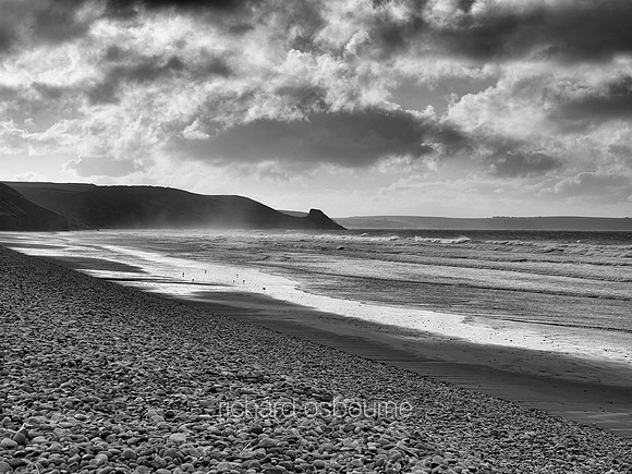 V6BW7  Newgale Beach, St Bride's Bay, Pembrokeshire, Wales, UK