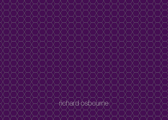 G379 Aubergine Hexagon