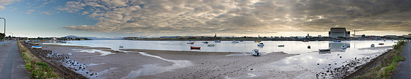 P2L54  Walney Channel from Walney Island, Barrow-in-Furness, Cumbria, UK
