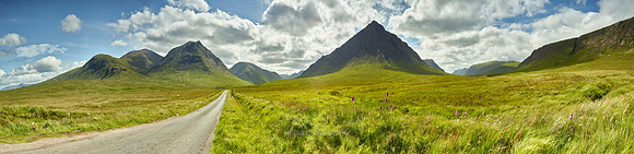 P5L7  Buachaille Etive Mor and The Road To Glen Etive, Highlands of Scotland, UK