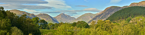 P5L31  Yewbarrow, Great Gable, Scafell, Wastwater, Lake District, UK