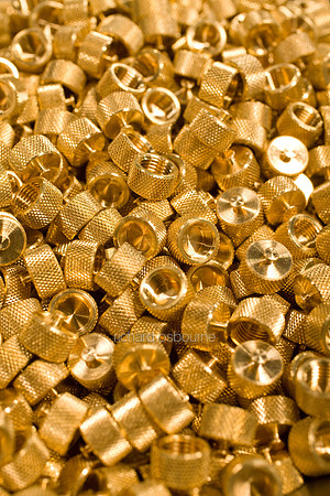 V7BG13  Threaded and Knurled Brass Components
