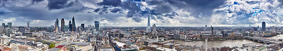 P4C15  London from St Paul's Cathedral, UK