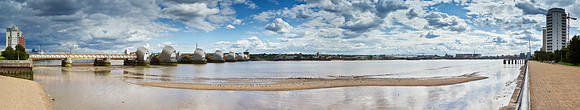 P4C34  Thames Barrier Park, London, UK