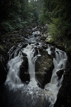 V8RS3  River Braan and The Hermitage, Dunkeld, Perthshire, Scotland, UK