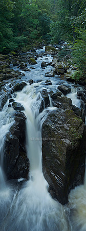 P3W17  River Braan and The Hermitage, Dunkeld, Perthshire, Scotland, UK