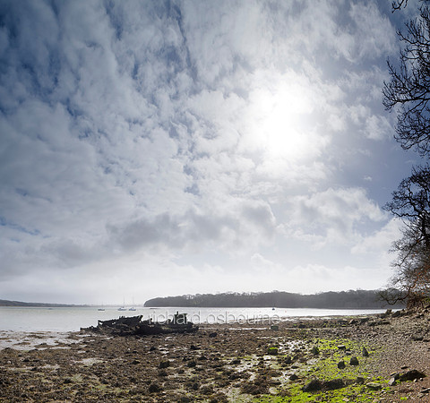 V5L10  Lawrenny, Daugleddau Estuary, Pembrokeshire National Park, Wales, UK