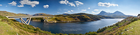 P4L17  Kylesku Bridge, Sutherland, Scotland, UK