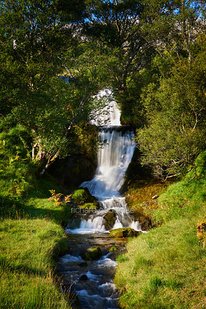 V10RS3  Waterfall, Loch Assynt, Scotland, UK