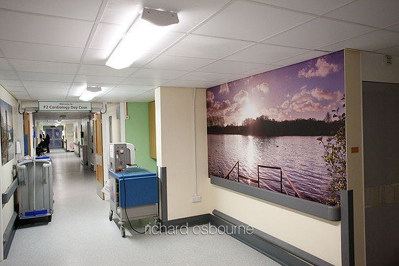 UHSM Wythenshawe Hospital - PhotoWall Laminated Wallpaper, 3.5 x 1.5m