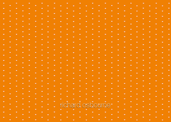 G324 Orange Peel Hearts