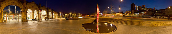 P2C11  The Cutting Edge Sculpture, Sheffield Railway Station