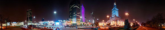 P4C65  Central Business District and The Palace of Culture and Science, Warsaw, Poland