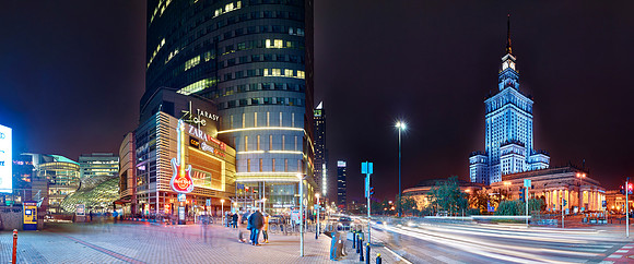 P4C64  Central Business District and The Palace of Culture and Science, Warsaw, Poland