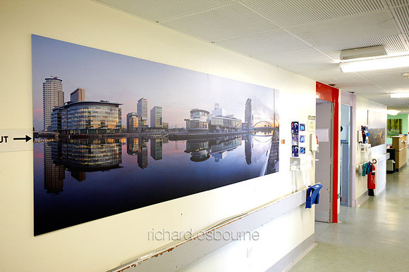 UHSM Wythenshawe Hospital - Panoramic Diptych PhotoPanel, 2700 x 900mm