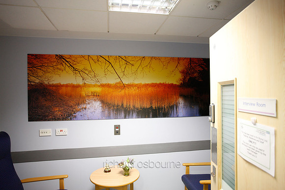UHSM Wythenshawe Hospital - Panoramic Diptych PhotoPanel, 2700 x 900mm