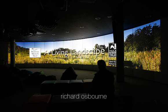 Norfolk Wildlife Trust Fundraising Show at Fusion Projector