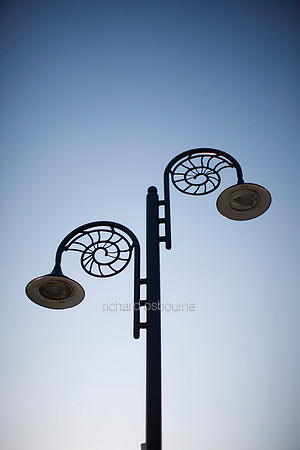 V5AR5  Lamp Post Lyme Regis, Dorset, UK