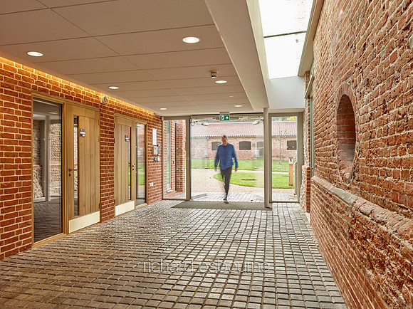 UEA Earlham Hall Courtyard for LSI Architects