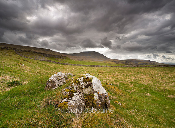 V4L15  Ingleborough Hill, Yorkshire Dales National Park, UK