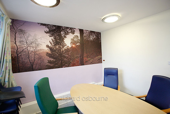 UHSM Wythenshawe Hospital - PhotoWall Laminated Wallpaper, 4.5 x 1.4m