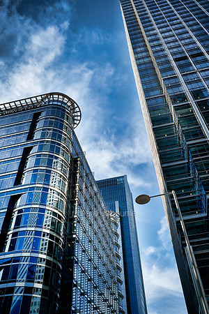 V9C36  Office Buildings, Canary Wharf, London, UK