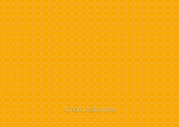 G371 Tangerine Hexagon