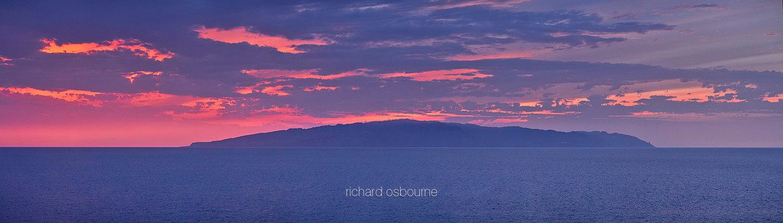 P5S3  Sunset, La Gomera, Canary Islands, Spain