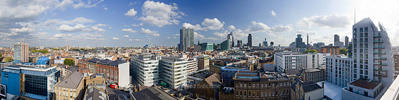 P2C31  The City of London from the North, London, UK