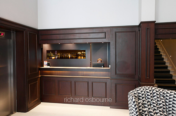 Mornington Hotel, Hyde Park     1800 x 300mm Back Lit PhotoGlassWork