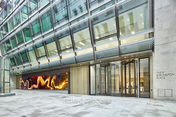 External Back Lit PhotoGlassWorks 18 x 3m, for Keith Tyson Projects and The Crown Estate
