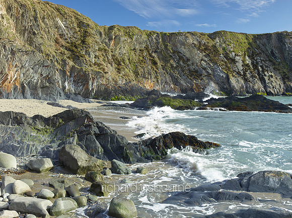 V8L39  Traeth Llyfn Beach, Pembrokeshire, Wales, UK