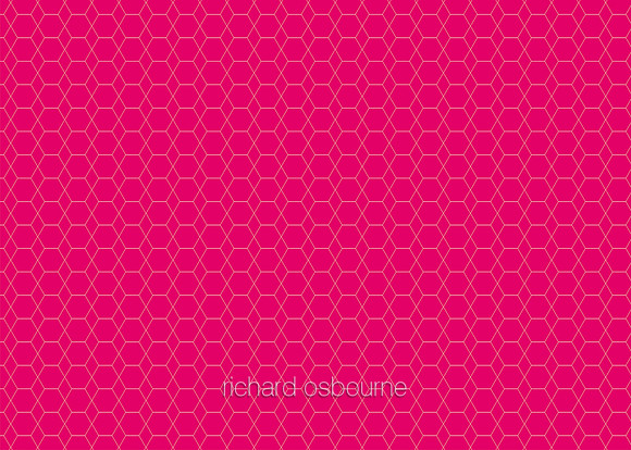 G376 Fuschia Hexagon