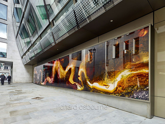 External Back Lit PhotoGlassWorks 18 x 3m, for Keith Tyson Projects and The Crown Estate