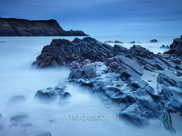 V8L40  Traeth Llyfn Beach, Pembrokeshire, Wales, UK
