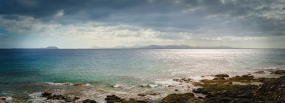 P5S6  Fuerteventura from Lanzarote, Canary Islands