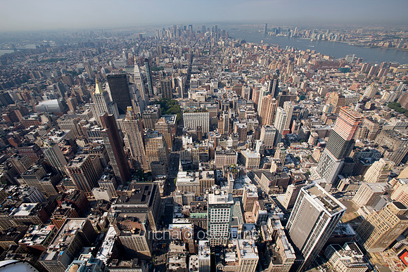 V4NY29  Looking South From Empire State Building, New York City, USA