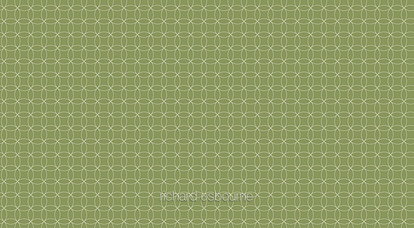 G213 Green Olive Circles