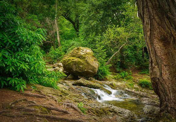 V20L7  Waterfall, Slieve Donnard, County Down, Northern Ireland