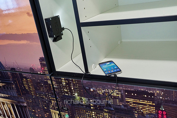 Our Super-Wide Panoramics on Vinyl Mounted to Lockers in Open Plan Offices